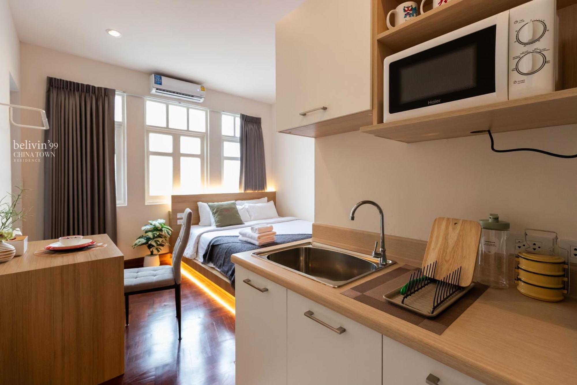 Belivin99 Residence Chinatown バンコク都 部屋 写真